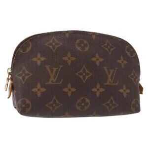 LOUIS VUITTON Monogram Pochette Cosmetic PM Pouch M43998 LV Auth ka821